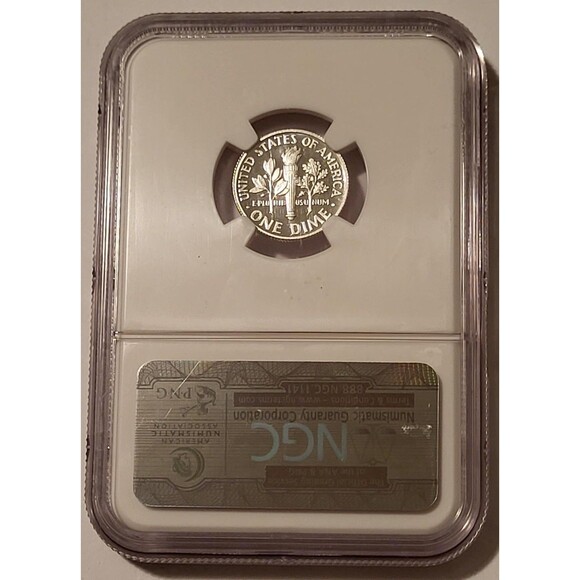 2014 S Silver Roosevelt Dime Proof PF70 UC NGC ER Portrait Label - Picture 2 of 2